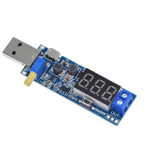 USB Podesivi DC-DC Buck-Boost Pretvarač Napona 1.2V-24V sa Displejom - Step-up/Step-down Modul - Img 3