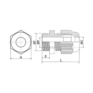 Uvodnik kabla PG13S - Img 3