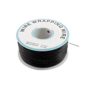 Žica za Wire-Wrap AWG30 Crna - 250m (Kalajisani Bakar)