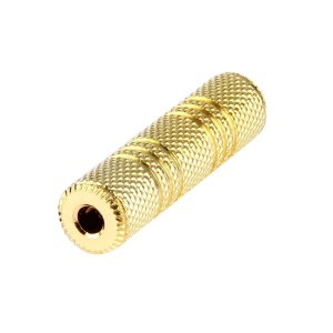 Adapter 3.5mm 4-pol F-3.5mm 4-pol F zlatni