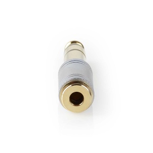 Adapter 6.3mm ST M-3.5mm ST F metalni gold-plated - Img 5
