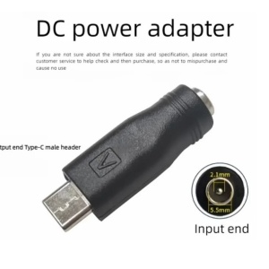 Adapter DC napojni 2.1/5.5mm F-USB-C M - Img 2