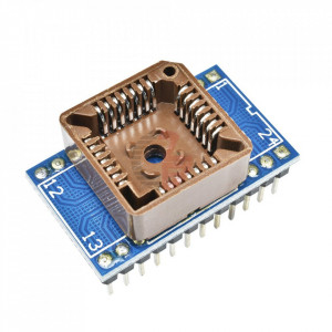 Adapter PLCC28 na DIP24 za programator (TL866 / EZP2010) - Img 6