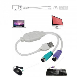 Adapter USB na 2x PS/2 za Tastaturu i Miša (Konverter) - Img 7