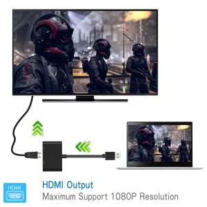 Adapter USB3.0 M-HDMI F+VGA F - Img 3
