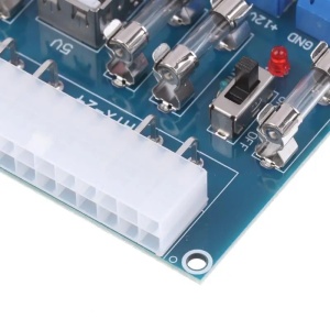 ATX Adapter Modul HU-M28W za Napajanje sa USB-om (24-pin Breakout Board) - Modul za Laboratorijsko Napajanje od PC ATX kućišta - Img 10