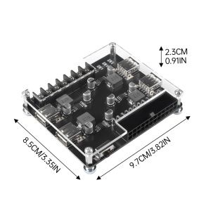 ATX Adapter Modul za Napajanje sa 4x USB Brzo Punjenje (3.3V-12V) - Adapter Ploča za Računarsko Napajanje - Img 5