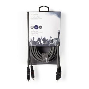 Audio kabl 2x RCA na 2x RCA muški - Stereo činč kabl 1.5m - Img 3