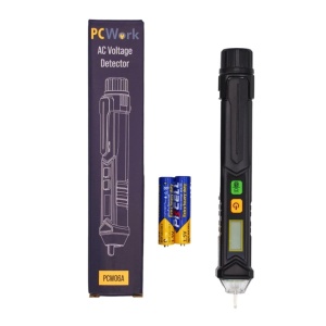 Bezkontaktni tester napona PCWork PCW06A (12V-1000V) sa LCD ekranom - Img 5
