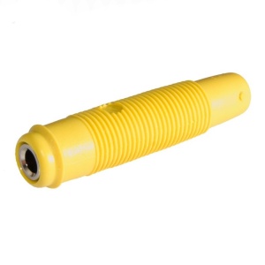 Buksna 4mm Hirscmann KUN30 žuta
