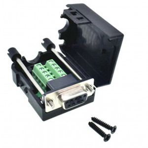 DB9 Ženski RS232 Adapter sa Klemama i Kućištem