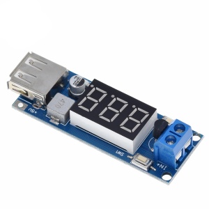 DC-DC Step Down Konvertor 4.5-40V na 5V 2A sa USB i LED Voltmetrom