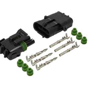 Delphi Weather Pack konektor 3-pinski - Vodootporni set sa terminalima