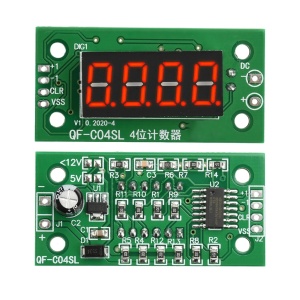 Digitalni Brojač Impulsa 0-9999 sa LED Displejem DC 4-25V