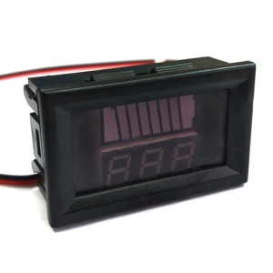 Digitalni indikator napunjenosti baterije i LED voltmetar 12V-60V - Img 3