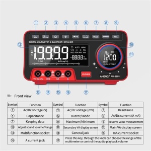Digitalni multimetar AN888S - Img 5