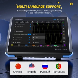 FNIRSI DPOS350P Digitalni Osciloskop 350MHz 1GSa/s - 4-u-1 Tablet Instrument - Img 9