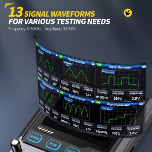 FNIRSI DSO-TC4 Digitalni Osciloskop 3-u-1: Tester Tranzistora i Generator Signala - Img 5