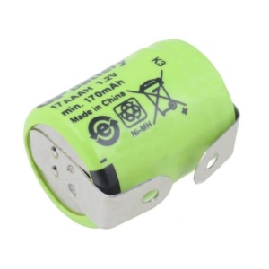 GP 17AAAH Punjiva Baterija Ni-MH 1.2V 170mAh 1/3 AAA sa Lemnim Ušicama