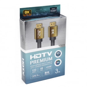 HDMI kabl muško-muški V2.1 8K premium 3.0m - Img 2