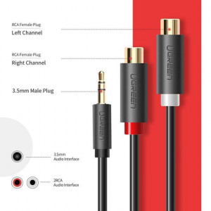Kabl adapter 3.5mm ST M-2xRCA F 0.2m - Img 4