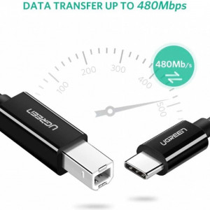 Kabl USB C muški-USB2.0 B muški 2.0m - Img 3