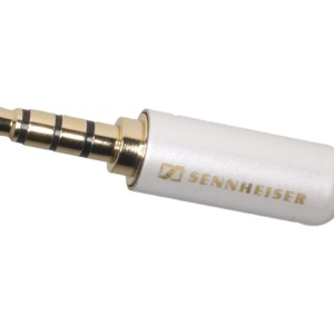Klink konektor 3.5mm 4-pol M za kabl Sennheiser beli