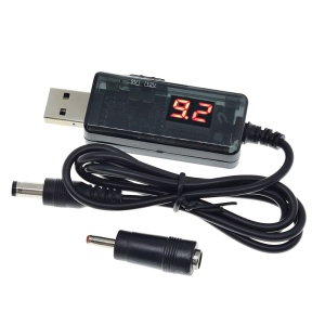 KWS-912V USB Step-Up Pretvarač Napona 5V na 9V / 12V sa Displejom - Kabl za Napajanje Rutera preko Power Banka - Img 5