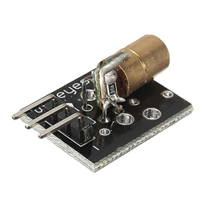 KY-008 Laserski Predajnik Modul 5V 650nm za Arduino - Crvena Laserska Dioda - Img 2