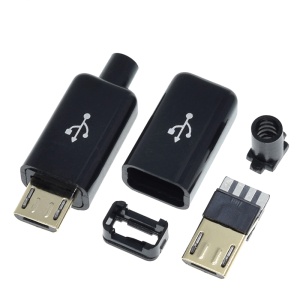 Micro USB muški konektor za lemljenje sa 5-pin kućištem (DIY komplet) - Img 8