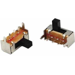 Mini Klizni Prekidač SK12F14 – Horizontalni 3-pin (SPDT) 2 Pozicije