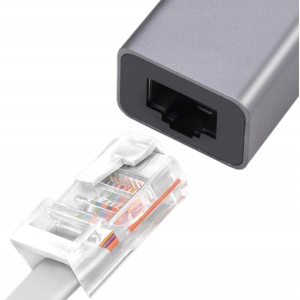 Mrežni Adapter 2-u-1 USB-C + USB 3.0 na Gigabit Ethernet RJ45 (1000Mbps) - Img 4