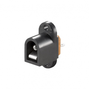 Napojni DC konektor F 2.1x5.5mm ugradni plastični