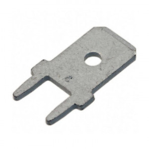 Neizolovana kablovska papučica 6.3mm Sn muška print