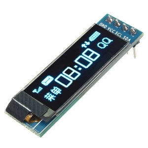 OLED Ekran Plavi 0.91" 128x32 I2C Display Modul SSD1306