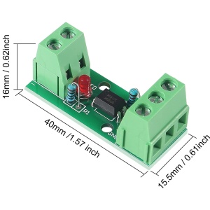Optokapler Izolacioni Modul 5V PC817 – 1 Kanal - Img 2