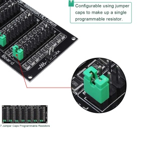 Otporna dekada 1Ω - 9.99MΩ, 0.5W precizna programabilna ploča - Img 2
