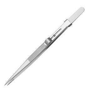 Pinceta metalna 165mm ravna