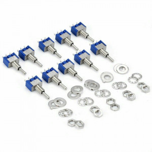 Preklopni Prekidač ON-OFF-ON 3 Pina MTS-103 SPDT 3A/250V - Toggle Switch - Img 5