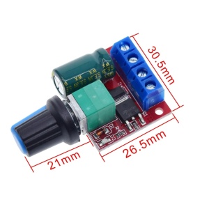 PWM Regulator Brzine DC Motora 4.5V-35V 5A 90W - Img 4