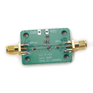RF Širokopojasno Pojačalo 0.1-2000MHz LNA Modul 32dB Gain - Img 3