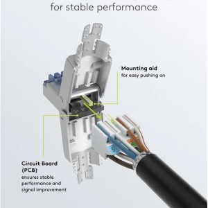 RJ45 M CAT6 STP širmovani montaža bez alata - Img 6