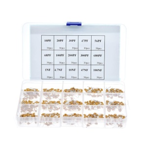 Set višeslojnih keramičkih kondenzatora u kutiji 450 komada (10pF - 100nF) 15 vrednosti