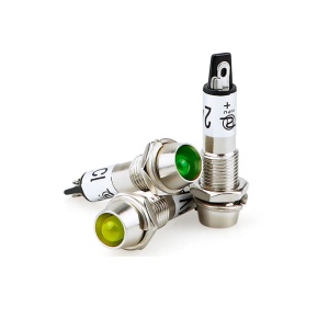 Signalna LED Lampica ADP8-1 230VAC Žuta Metalna 8mm - Img 4