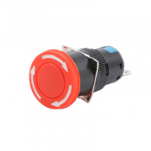 Taster za nužno isključenje 16mm 250V (Emergency Stop) - Pečurka Taster - Img 2