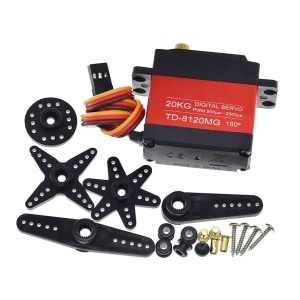 TD-8120MG Digitalni Servo Motor 20kg 180 Stepeni Vodootporan sa Metalnim Zupčanicima - Img 4