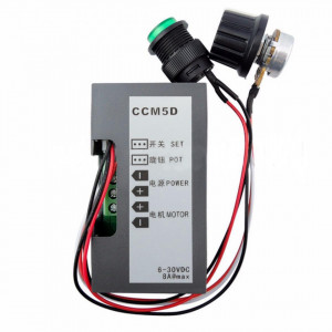 Ugradni PWM Kontroler i Regulator Broja Obrtaja DC Motora 6V-30V 8A sa LED Ekranom - Img 3