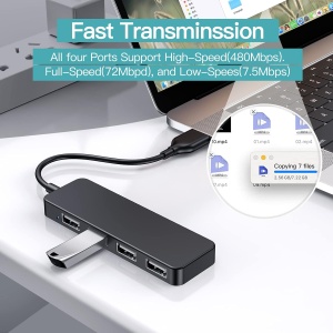 USB hub USB2.0 A M-4xUSB2.0 A F - Img 3