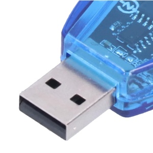 USB na RS485 RS422 Konverter Adapter CH340 Industrijski sa Terminalima i LED Indikacijom - Img 3