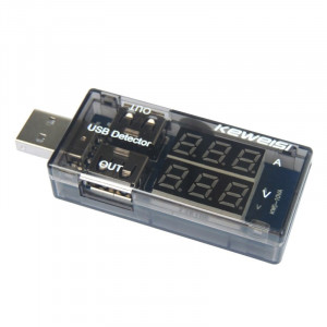 USB Tester Punjača i Kablova - Merač Napona i Struje Keweisi KWS-10VA - Img 2